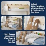 Stylish Triple Bunk Bed with Storage for Kids