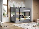 Grey Flair Eddie Storage Bunk Bed