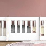 Merax Kids Bunk Bed with Safety Rails, White