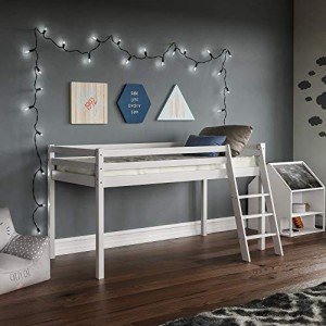 Sydney Wooden Bunk Bed with Ladder for Kids