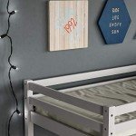 Sydney Wooden Bunk Bed with Ladder for Kids