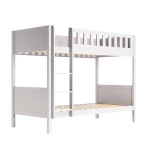 Modern Pine Bunk Bed with Removable Safety Panels