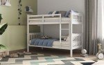White Detachable Bunk Bed by Flair Koop