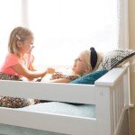 Max & Lily Low Bunk Bed for Kids - White