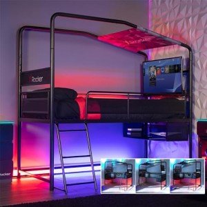 X-Rocker Contra Mid Sleeper Gaming Bunk Bed