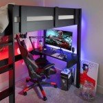 Black Storm Gaming High Sleeper Bunk Bed