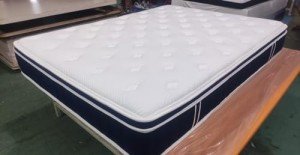 TeQsli 4FT Medium Firm 7-Zone Memory Foam Mattress
