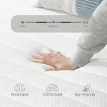 Z Hom 4Ft Gel Memory Foam Mattress Medium Firm