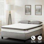 Z Hom 4Ft Gel Memory Foam Mattress Medium Firm