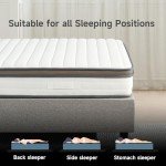 Z Hom 4Ft Gel Memory Foam Mattress Medium Firm