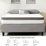 Z Hom 4Ft Gel Memory Foam Mattress Medium Firm