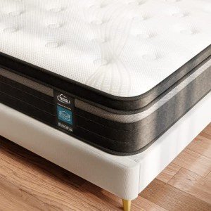 TeQsli Gel Memory Foam Pocket Spring Mattress