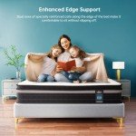 Teqsli Gel Memory Foam Pocket Spring Mattress