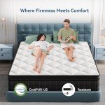 Elemuse 10 6 Memory Foam Hybrid Mattress 4Ft6
