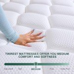King Hybrid Memory Foam And Spring Mattress