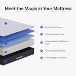 King Memory Foam Mattress Medium Firm Cooling Comfort