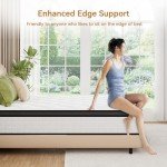 King Memory Foam Mattress With Pocket Springs 10 6