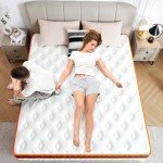 Comfortable Double Gel Memory Foam Mattress 4Ft6