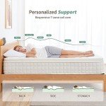 Comfortable 4Ft6 Memory Foam Pocket Spring Mattress