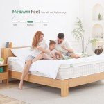 Comfortable 4Ft6 Memory Foam Pocket Spring Mattress