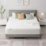 Comfortable 4Ft6 Memory Foam Pocket Spring Mattress