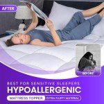 Extra Thick Single Bed Mattress Topper 10Cm