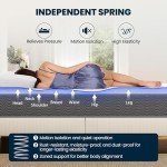 Yaheetech 3ft Pocket Sprung Memory Foam Mattress