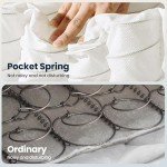 Yaheetech 3ft Pocket Sprung Memory Foam Mattress
