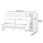 Triple Bunk Bed with Stairs and Storage