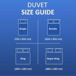 King Size 15 Tog Anti Allergy Duvet Soft Warm Quilt