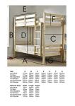 Everest Classic Double Bunk Bed 4Ft 6