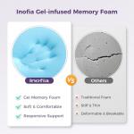 Inofia Sleep Gel Memory Foam Bed Topper 8Cm