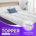Extra Thick Double Mattress Topper With Hypoallergenic Filling