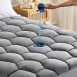 Ultra Fluffy Waterproof Mattress Topper For Single Bed
