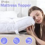 Ultra Comfort 10Cm Single Mattress Topper With Straps