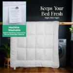 Fluffy 4 Inch Microfiber Mattress Topper For Singles