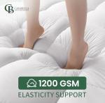 Casabella 4 Inch Soft Hypoallergenic Mattress Topper