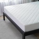 Quilted Single Mattress Protector With Deep Skirt