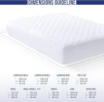 Quilted Mattress Protector For Bunk Beds 135X190 Cm