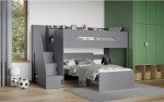 L-Shaped Flair Stepaside Staircase Bunk Bed