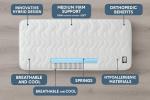 4Ft6 Double Memory Foam Mattress Medium Firm