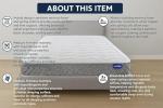 Jumpi 4Ft6 Double Memory Foam And Spring Mattress