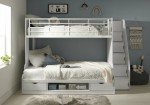 Trio Small Double Bunk Bed with Storage Stairs