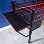 Mid Sleeper Gaming Bunk Bed with Desk