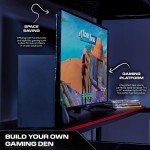 Gaming Bunk Bed with Desk for Kids