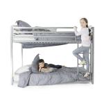 DHP Miles Metal Bunk Bed Silver