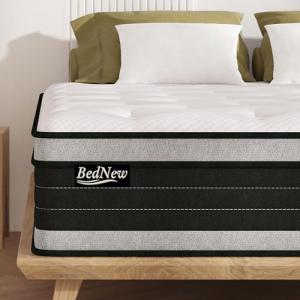Comfortable 4FT6 Hybrid Double Mattress with Foam