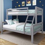 Triple Sleeper Wooden Bunk Bed – Grey Finish