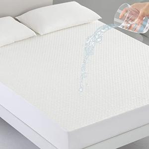 Coriwell King Size Waterproof Bamboo Mattress Protector