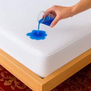 Bamboo Waterproof Double Mattress Protector 40Cm Deep